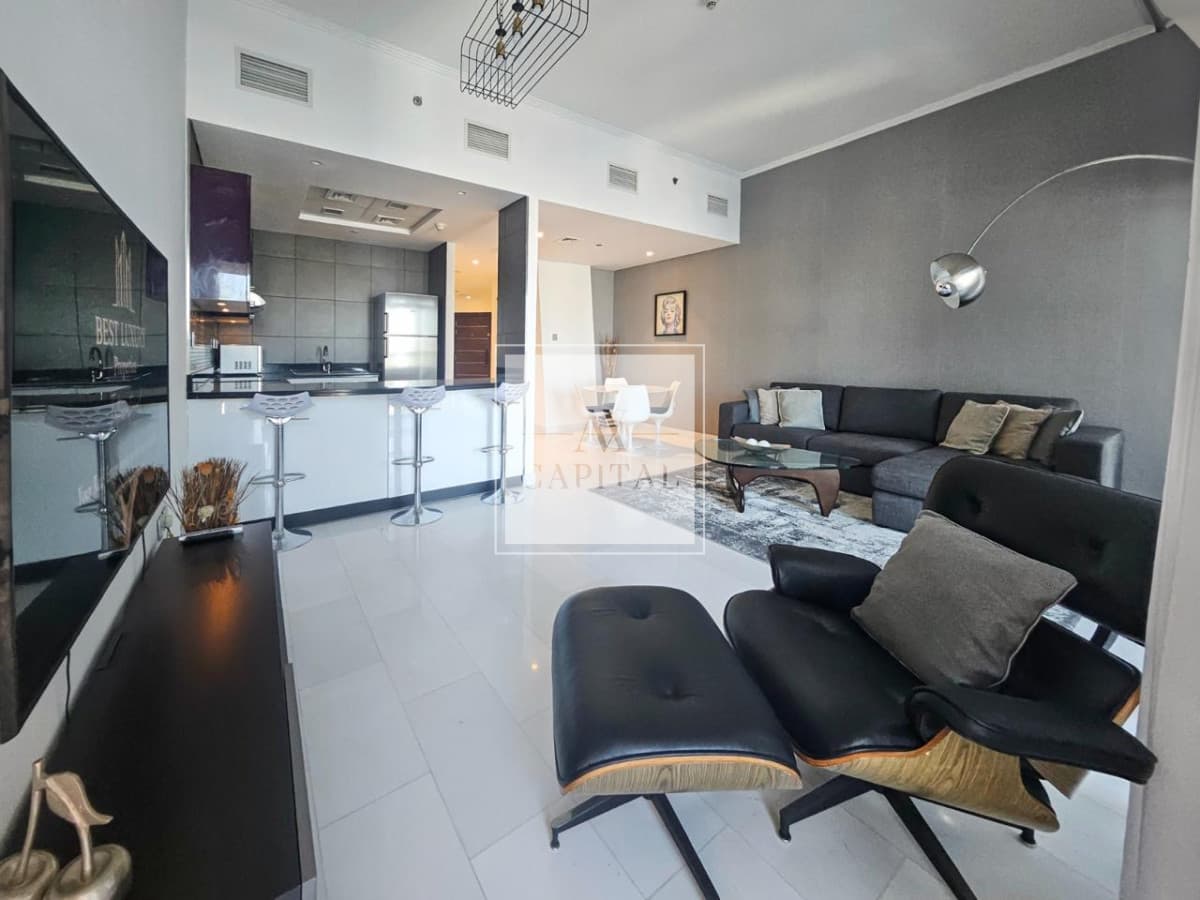Elegantly Furnished | 2 BR | Marina and Sea View