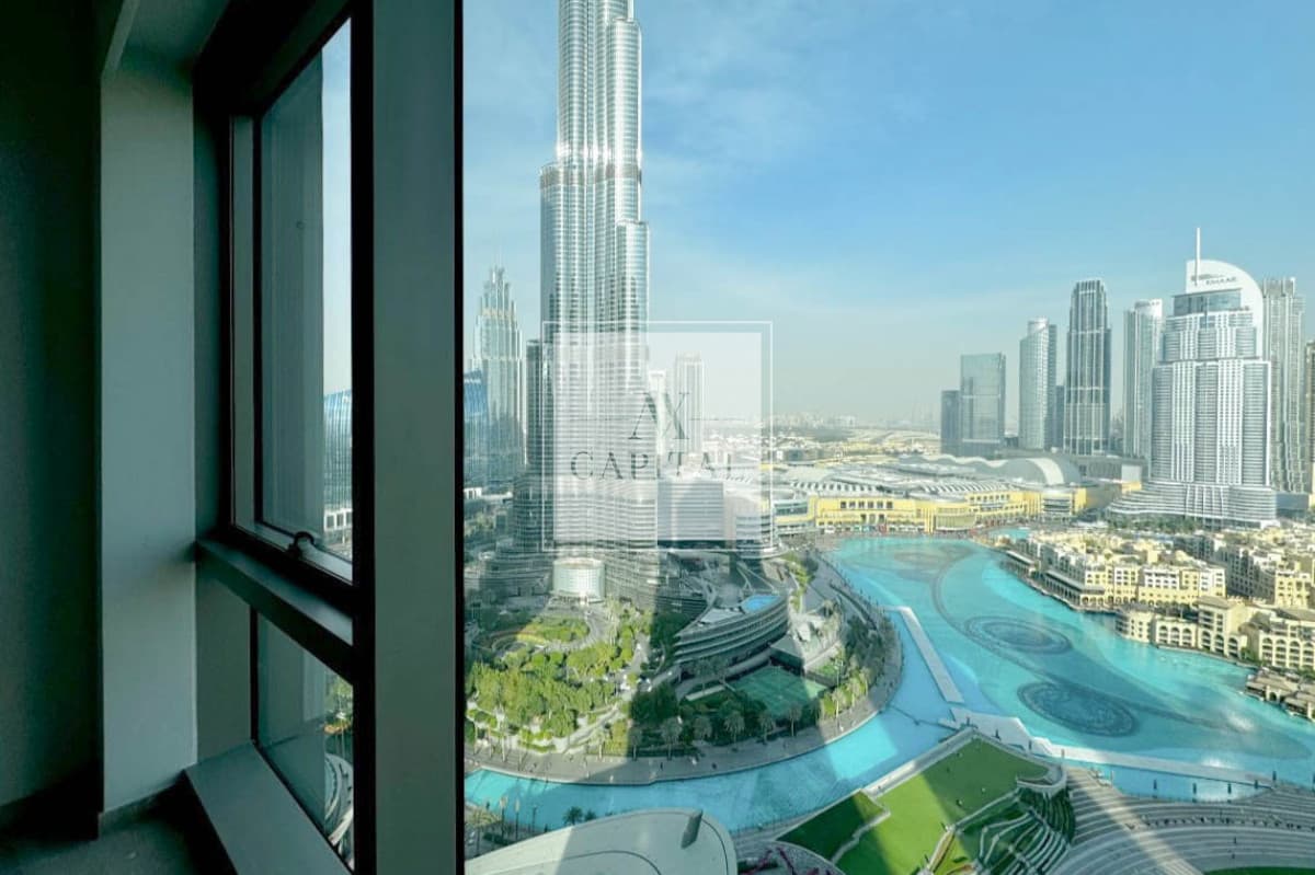 High Floor | Burj And Fountain View | Unfurnished