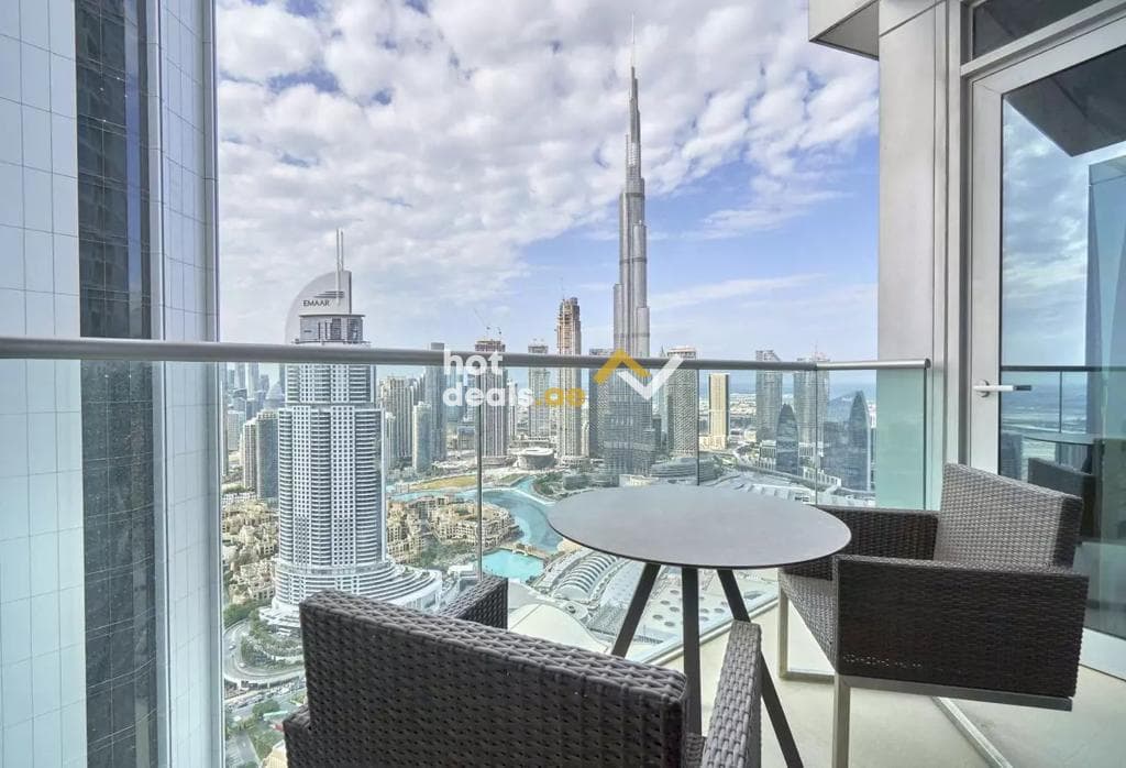 Top Floor | Vacant in Jan | Full Burj | 02 Type