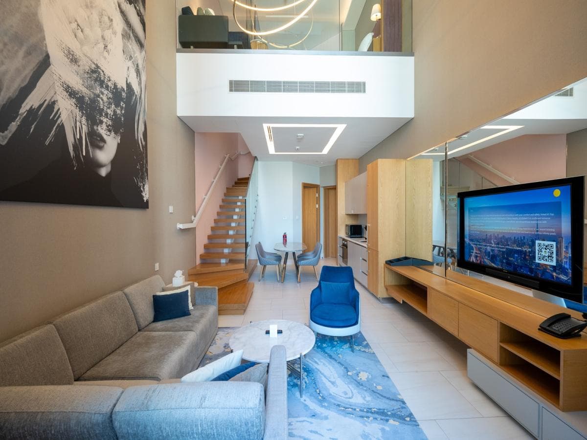 Burj Khalifa and Downtown Views | 1BR Loft Style C