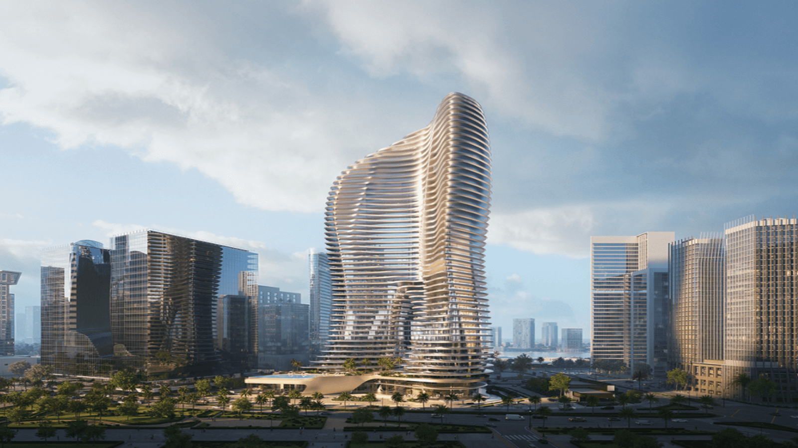 Riviera Mansion | Burj Khalifa and Community View